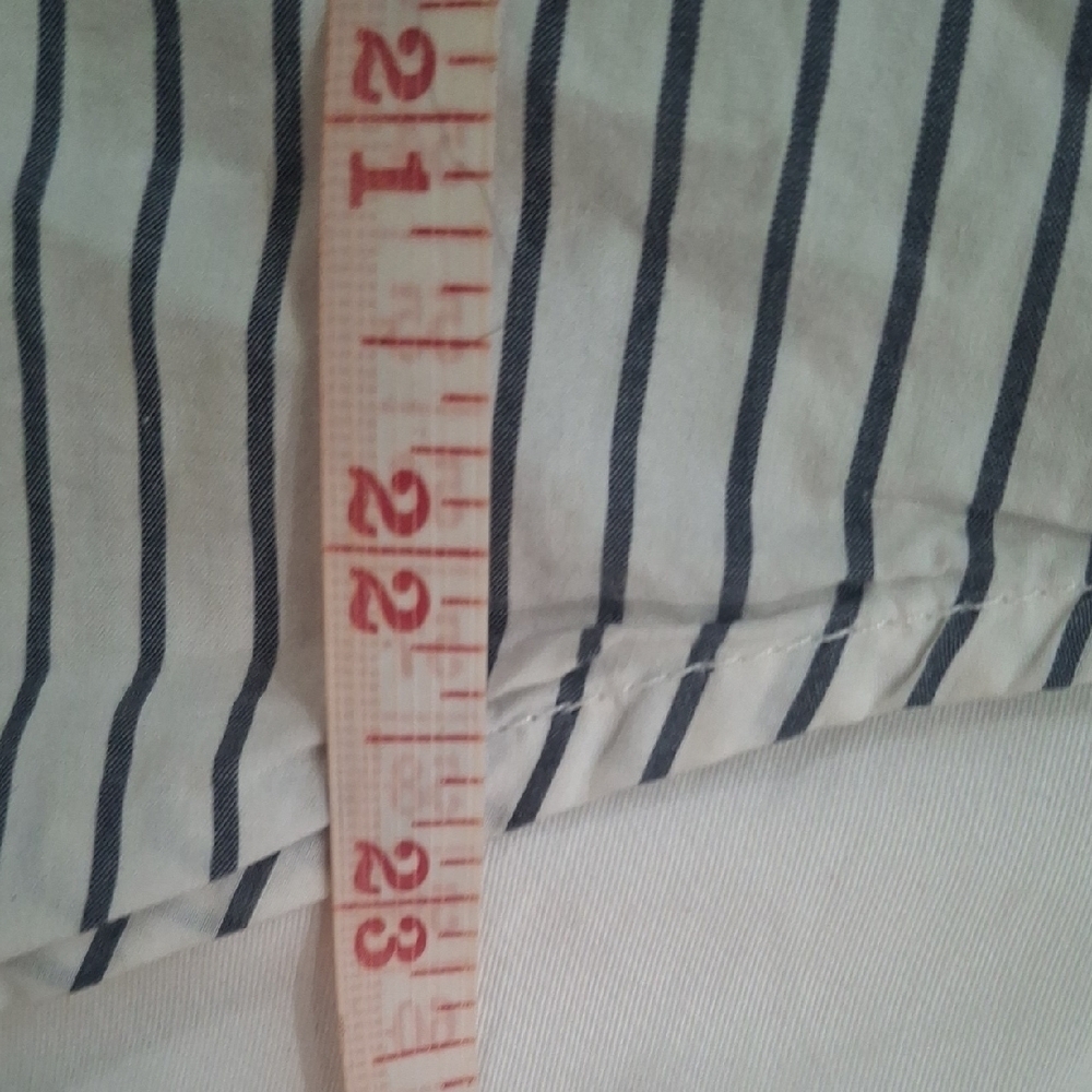 Madewell Wome's  Black and White Striped Button Down Shirt Size XXS - Picture 8 of 10
